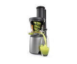 Kenwood PureJuice Pro JMP85.000SI, Extractor Zumo Verduras y Frutas con Recipiente para Pulpa y Jarra para Zumo, Tubo de Alimentación XL, Tapa Antigoteo, 230W, Plata