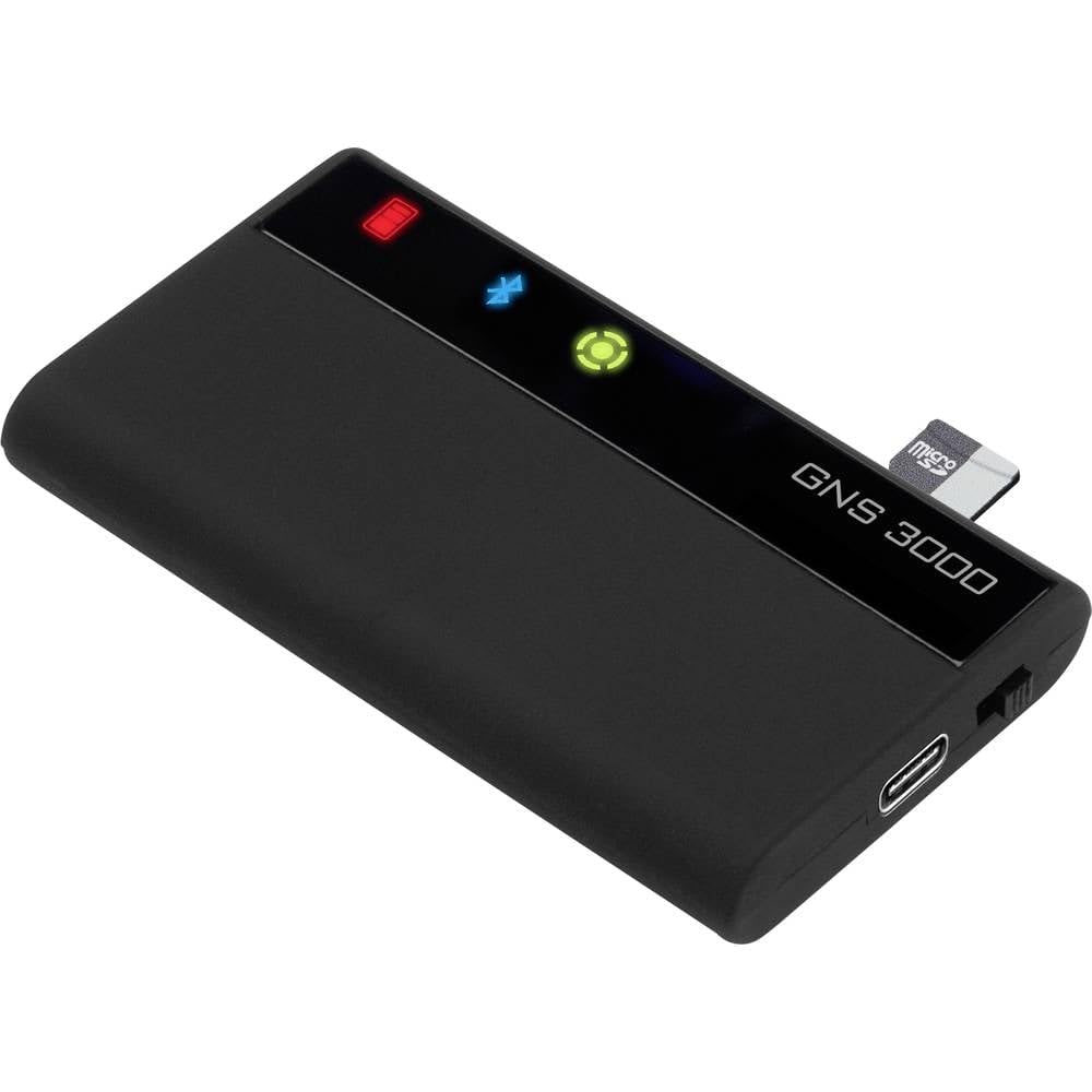 GNS Electronics GNS3000 Receptor GPS Registrador multifunción Negro