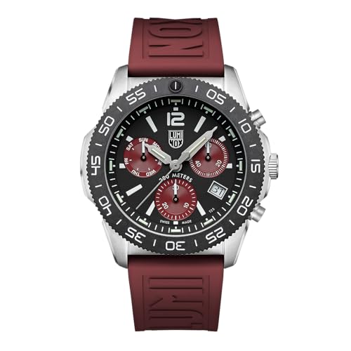 Luminox Reloj Cronógrafo para Hombres de Cuarzo Suizo con Correa en Caucho XS.3155.1