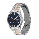 Lacoste Reloj Analógico de Cuarzo para Hombre Colección Vienna con Correa de Acero Inoxidable Bicolor - 2011048