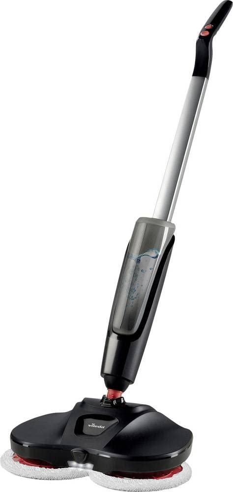 Vileda Looper, fregona eléctrica con Spray inalámbrica para una Limpieza sin Esfuerzo. Óptimo para Limpiar Esquinas y Debajo de los Muebles y Eliminar hasta el 99,9% de bacterias y Virus*