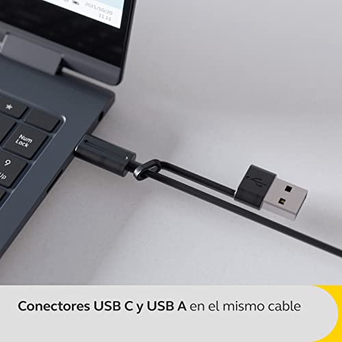 Jabra Speak2 55 Altavoz Inalámbrico Bluetooth - 4 Micrófonos, Cancelación de Ruido, 50 mm de Alto Alcance, Audio de Banda Ancha, Compacto y Portátil - Certificado para MS Teams - Gris Oscuro
