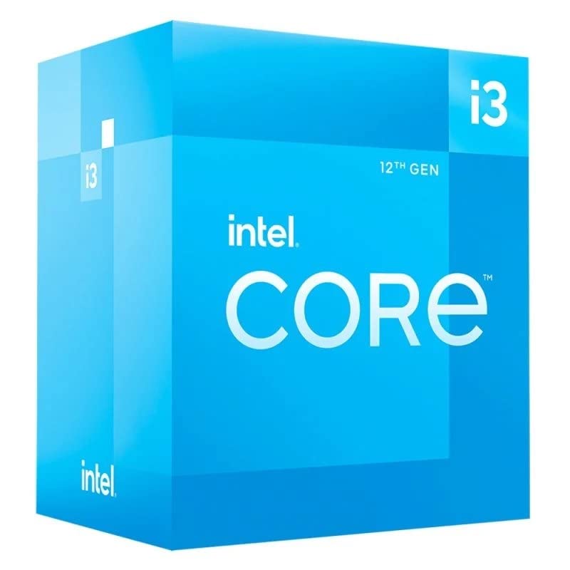 Microprocesador Intel Core i3-12100F 3.30/4.30GHz LGA1700 con Ventilador, Ideal para tareas cotidianas y Gaming Ligero.