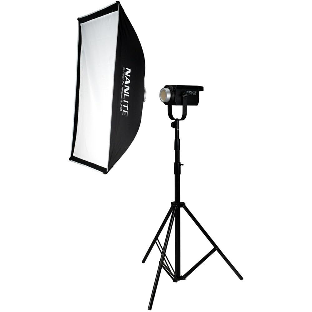 NANLITE Faro de Estudio FS-300B Bicolor (3823) Negro