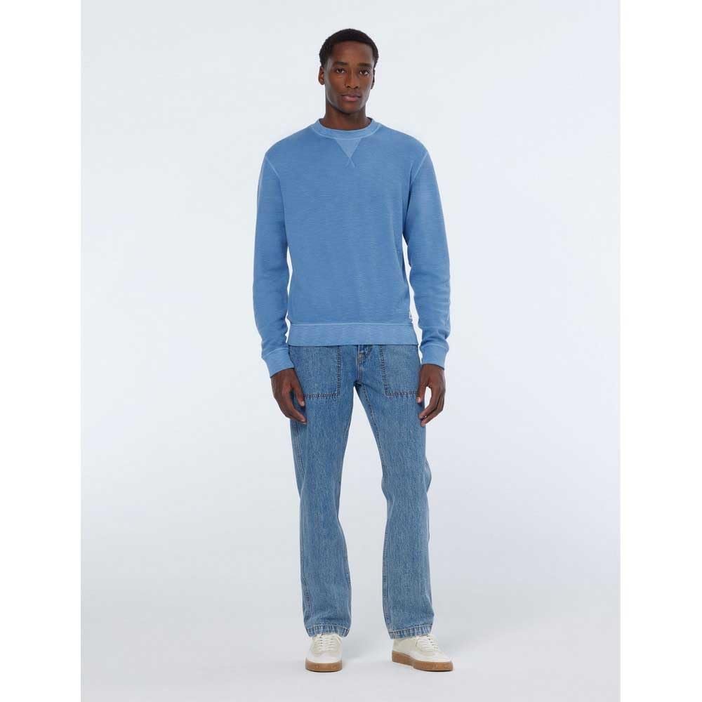 Scotch & Soda Garment Dye Structured Crewneck Sweatshirt, Sudadera Hombre, Lake Blue, XXL