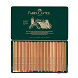 Faber-Castell 112136 - Estuche de metal con 36 ecolápices Pitt pastel, multicolor