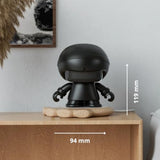 Xoopar Altavoz Bluetooth Portátil de Plástico Reciclado- Xboy-R Negro. Altavoz Portátil con Luz LED - Potente Sonido 360° - Función NFC.