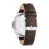 Tommy Hilfiger Reloj Analógico de Cuarzo para hombre con Correa en silicona y en piel