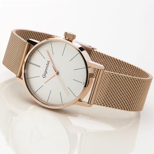 Gigandet Reloj Analógico para Mujeres de Cuarzo japonés con Correa en Acero Inoxidable 15VNAG43NE/008