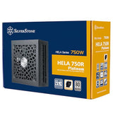 SilverStone Technology HELA 750R Platinum, Fuente de alimentación ATX Totalmente modular PCIe 5 80 Plus Platinum 750W, SST-HA750R-PM