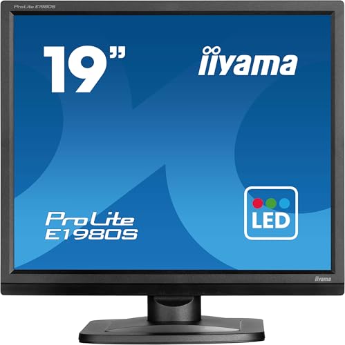iiyama Prolite E1980S-B1 Monitor LED 48 cm 19" SXGA HDMI DP Negro