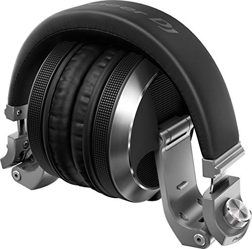 Pioneer DJ HDJ-X7-K Auriculares profesionales para DJ, Plata
