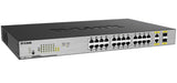 D-Link DGS-1026MP - Switch 24XGB PoE+ 2XSFP