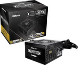Fuente ALIMENTACION ASROCK PG-1000G,PSU,1000W,80 Plus Gold/A,135MM,Modular,PCI-E 5.1 (12+4pin) x1,PCI-E (6+2 Pin) x3,SATA (5 Pin) x9