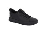 Geox D Flextride Plus A, Zapatillas Mujer, Negro, 38 EU