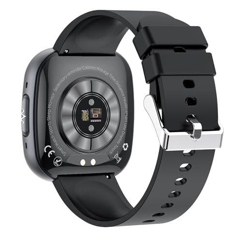 Knauermann Neo 2 (2025) - Negro Rectangular - Reloj Inteligente de Salud, Negro, Höhe: 42mm; Breite: 40mm; Dicke: 10,9mm, Rectangular