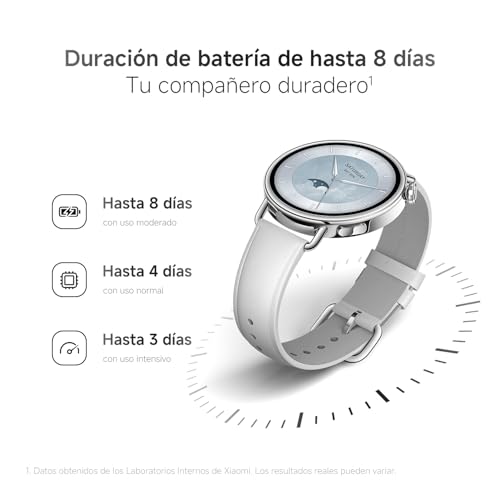 XIAOMI Watch S4 41mm, Smartwatch, Diámetro de 41 mm, Cuerpo Ultraligero de 32g, Pronóstico Menstrual, 150+ Modos Deportivos, Funciones de Seguridad, HyperOS 3, Correa milanesa (Dorado)