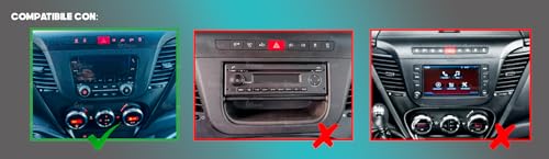 Radio de Coche para Iveco Daily Android GPS Bluetooth WiFi USB Dab+ Touchscreen 9" 8core Carplay AndroidAuto
