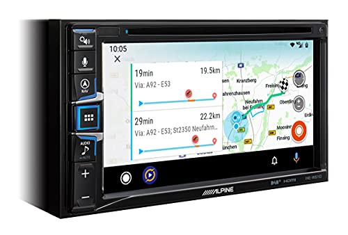ALPINE INE-W611D Autorradio Multimedia Color Negro, 2 DIN