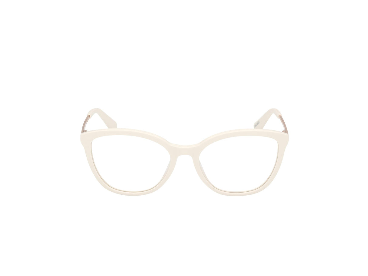 Guess Gu50171 Marcos para Gafas recetadas, 021 Shiny White, 53/17/140 para Mujer