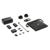 DJI Mic (2 TX + 1 RX + Estuche de Carga), micrófono lavalier inalámbrico, 15 Horas de batería, cancelación de Ruido micrófono inalámbrico para PC, iPhone, Grabar entrevistas, Youtube, Vlogs
