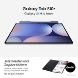 Samsung Galaxy Tab S10+ AI Tablet Android, 12 GB de RAM, 256 GB de Memoria, Pantalla AMOLED, Revestimiento antirreflectante, Incluye S Pen, WiFi, Moonstone Gray, 36 Meses de garantía del Fabricante