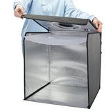 Hama Caja de Fotos, 50 x 50 cm (Estudio fotográfico, Mini Estudio fotográfico, Caja de luz, Caja de luz, Caja Ligera, Caja Blanca, Pantalla Verde, Tienda de luz, Cubo de Fotos, para fotografía de