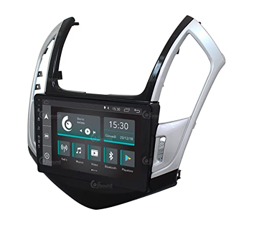 Radio de Coche para Chevrolet Cruze después 2013 Negro/Plata Android GPS Bluetooth WiFi USB Dab+ Touchscreen 9" 4core Carplay AndroidAuto