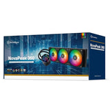 SilverStone Technology NovaPeak 360 ARGB, Solución superior de refrigeración líquida multiuso con increíbles efectos de iluminación ARGB, SST-NP360-ARGB