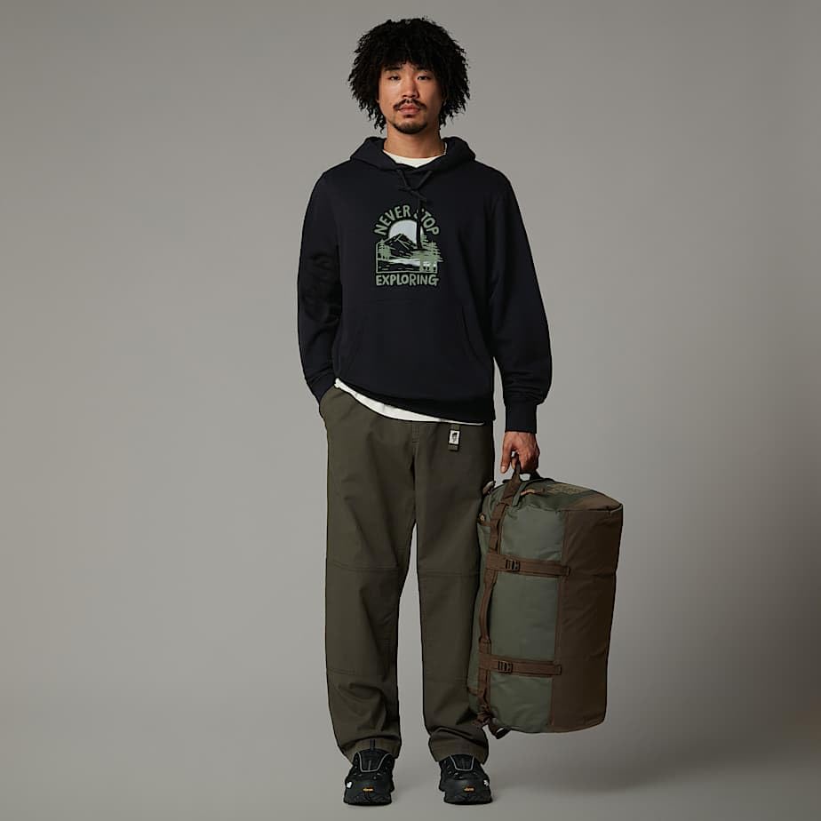 THE NORTH FACE NF0A8C20JK3 M Outdoor Graphic Hoodie Sweatshirt Hombre TNF Black Tamaño L