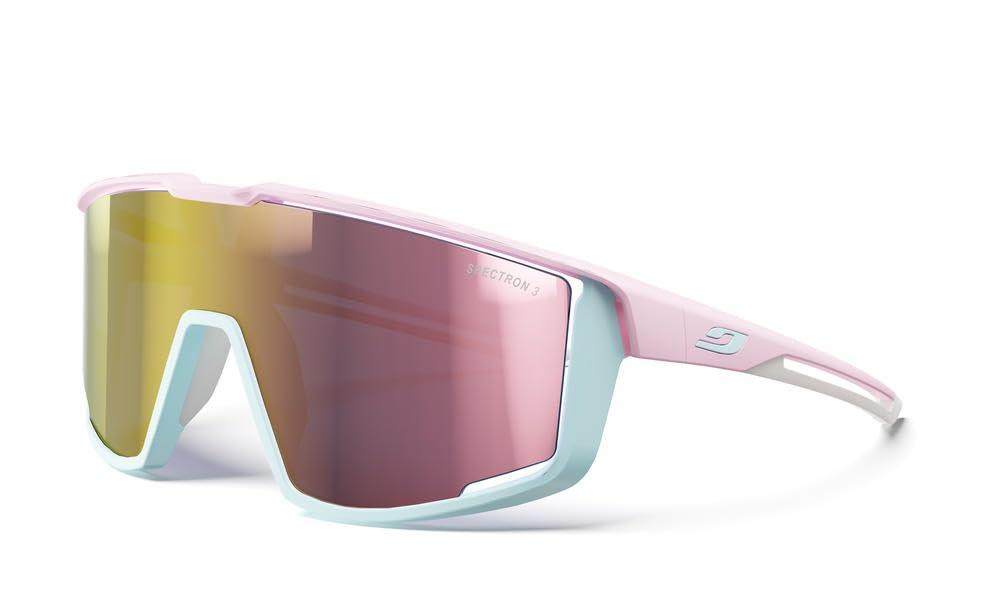 Julbo Fury Gafas DE Sol, Rosa Pastel/PÚRPURA, Talla única Unisex Adultos