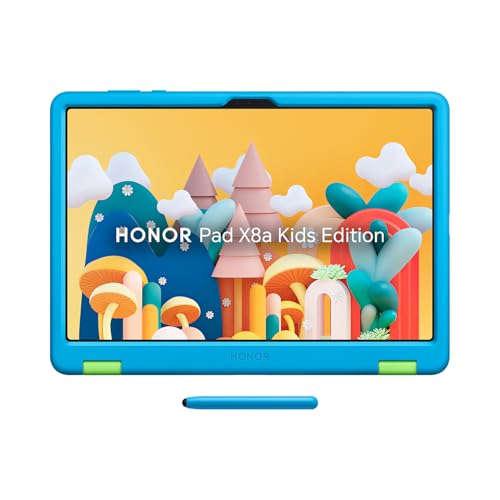 HONOR Pad X8a Kids Edition, Pantalla de 90 Hz, guía Parental, Funda Protectora para niños, batería de 8300 mAh, Sky Blue