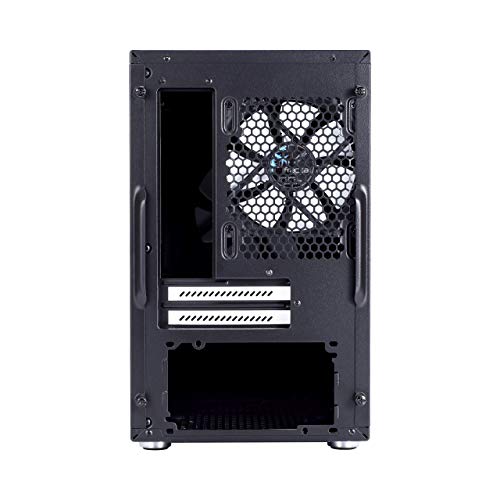 Fractal Design Nano S Window , Mini Tower Computer Case , ITX , Optimized for High Airflow and Silent Computing with ModuVent Technology ,2x Fractal Design Dynamic X2 GP,14 Fans included ,Black Window