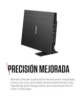 Canon CanoScan LiDE 400 Escáner Plano, A4, Documentos y Fotografías, Escaneo y Copia Automática, Alta Resolución 4800 x 4800ppp, Escaneo de Alta Velocidad, Negro