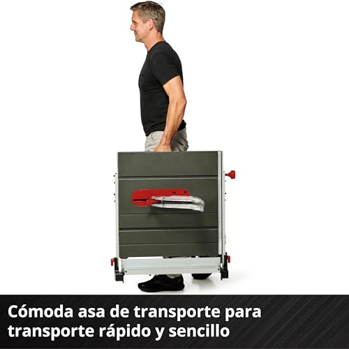 Einhell Professional Sierra circular de mesa con mesa deslizante TP-CC 10 T (2000 W, 85 mm de altura de corte, hoja de sierra Ø 254 mm, tope paralelo de montaje flexible, tope angular)
