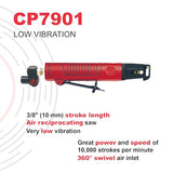 Chicago Pneumatic - CP7901 - Sierra neumática - Carrera por minuto: 10000-0,86 kg/1,9 lbs-Masa