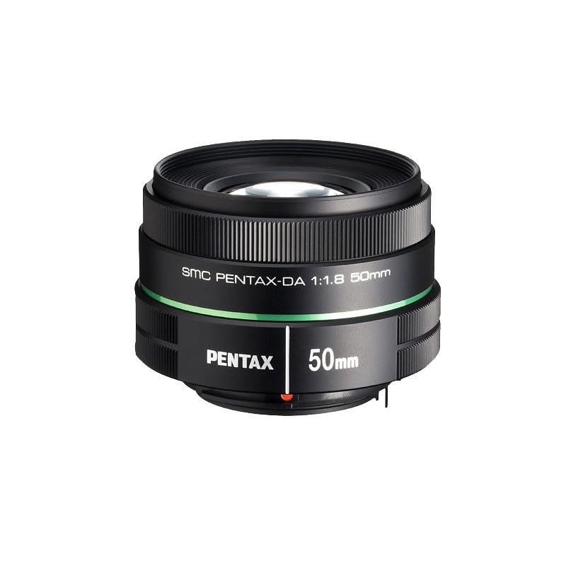 Pentax Smc DA 50 mm F/1.8 Objetivo con Focal 76.5 mm (Equivalente en 35 mm) Increíble Valor de Apertura F y Diafragma Circular para un Bonito Efecto Bokeh en Retratos y Paisajes Ligero, Negro
