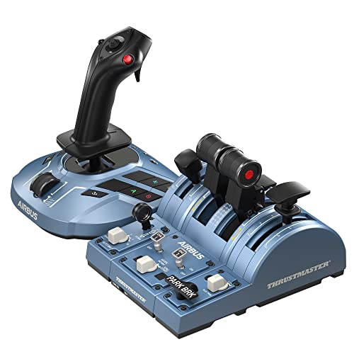 Thrustmaster TCA Captain Pack Airbus Edition - Pack Sidestick/Throttle/Throttle Addon para PC - Licencia Oficial Airbus