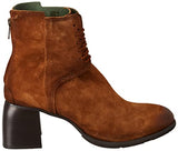 Felmini - Panarea D342 - Heeled women's boots Cognac suede - 39 EU Size