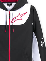 Alpinestars Sessions V3 Hoodie Sweatshirt Sudadera con Capucha para Hombre Negro/Blanco/Rojo M