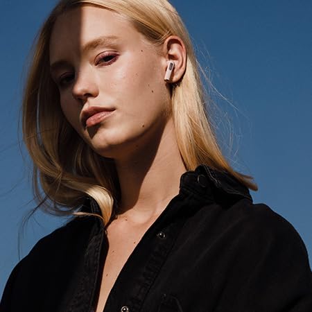 Sudio N2 Rose Powder - Auriculares Abiertos Inalámbricos Bluetooth Multipoint, Micrófono Integrado para Llamadas, Autonomía de 30 Horas con Funda de Carga, Impermeable IPX4, USB-C, Carga sin