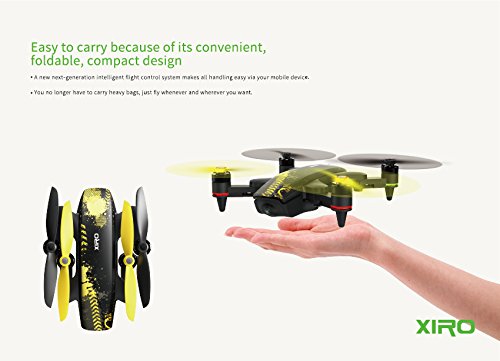 Xiro Xplorer Mini Drone, Negro/Amarillo