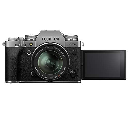 Fujifilm X-T4 - Kit de cámara con objetivo XF18-55/2.8-4, Color Plateado
