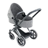Smoby Cybex - Cochecito para Muñecos, en Color Gris, para Niños a Partir de 3 Años - 37 x 21,5 x 61,5 cm