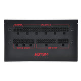 ABYSM Gaming Fuente de alimentación MORPHEO GX5 – 850 W ATX  3.1, 80 Plus Gold, Totalmente Modular, Conexión PCIe 5.1 16P