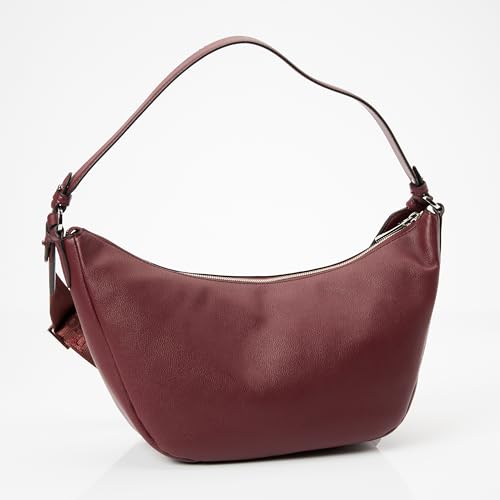 BOSS Addison Hobo, Obrero migratorio para Mujer, Dark Red, Talla única