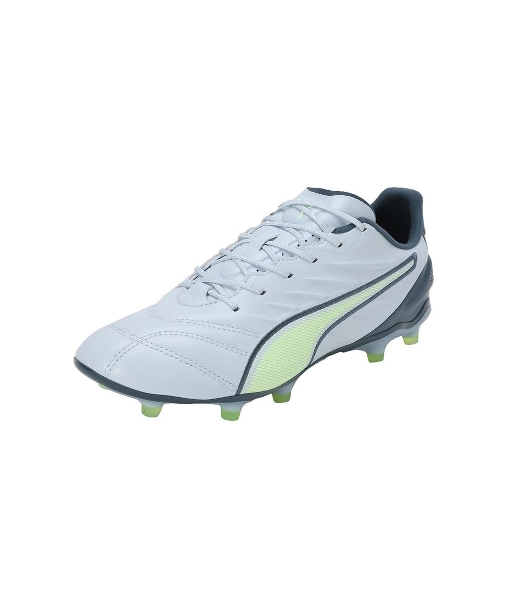 PUMA King Pro FG/AG, Zapatillas de Fútbol Unisex Adulto, Frosted Dew Fizzy Apple Gray Skies, 45 EU