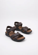 Panama Jack Sanders Basics, Sandalias con Punta Abierta Hombre, Marrón (Marron C1), 43 EU