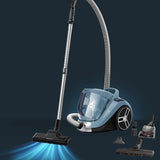 Rowenta Compact Power XXL Aspiradora con cable sin bolsa, motor EffiTech, depósito suciedad 2,5L, tecnología ciclónica, cabezal alta eficiencia, accesorio para mascotas, aspiradora silenciosa, RO4871