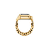Fossil Reloj Raquel para Mujer, Movimiento de Cuarzo a Dos Agujas con Correa de Acero Inoxidable, Tono Dorado y Verde Azulado